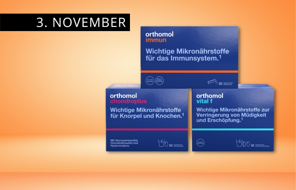Featured image for “Orthomol Aktionstag am 3.11.”