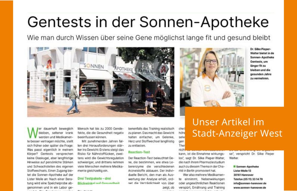 Featured image for “Gentests in der Sonnen-Apotheke”