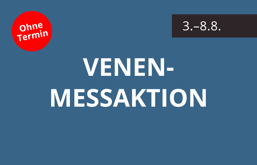 Featured image for “Gesunde Beine im Blick: kostenlose Venen-Messaktion”